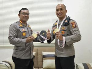Iptu Rudi, Polisi Atlet asal Dumai Bawa Pulang 3 Medali Emas Iptu Rudi, Polisi Atlet asal Dumai Bawa Pulang 3 Medali Emas