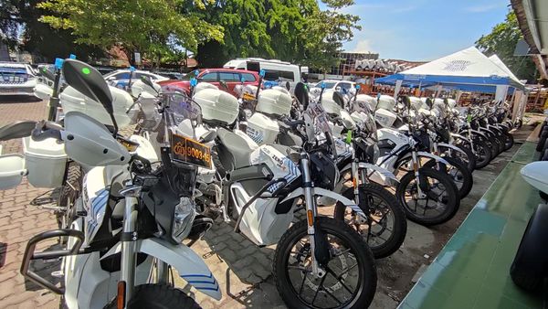 Potret Mobil-Motor Listrik Polisi untuk Kawal Delegasi G20 di Bali