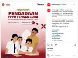 Pemprov DIY Buka Lowongan PPPK Tenaga Guru-Kesehatan, Ini Syaratnya