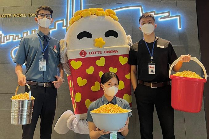 Popcorn gratis di bioskop Vietnam