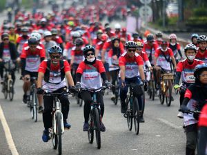 Ribuan Peserta Ikuti Balap Sepeda secara Hybrid Ribuan Peserta Ikuti Balap Sepeda secara Hybrid
