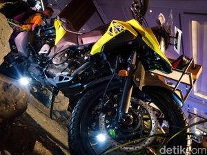 Lihat dari Dekat Suzuki V-Strom 250, Cocok Buat Anak Touring