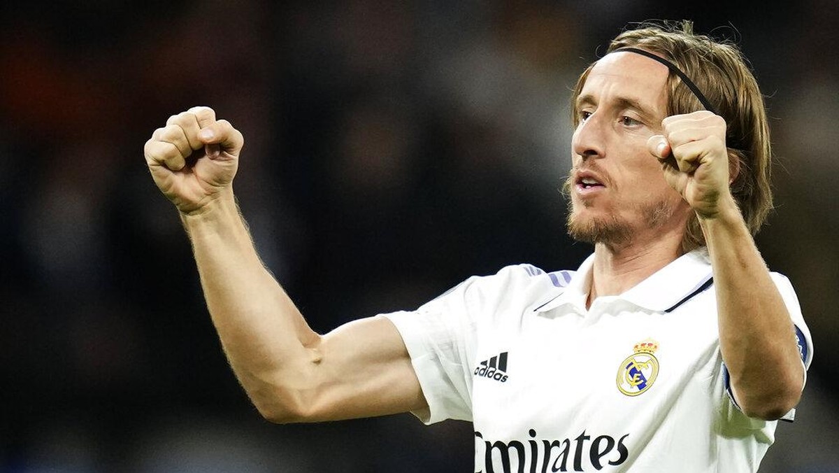 Gelandang Real Madrid, Luka Modric. (Foto: Manu Fernandez/AP)
