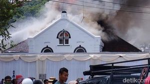Penampakan Gedung Warisan Dunia UNESCO Ludes Terbakar di Sawahlunto