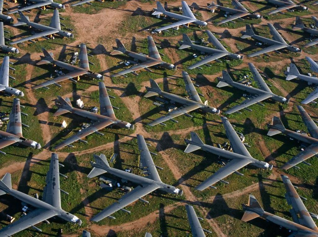 Wow! Ini Dia Penampakan Kuburan Pesawat Terbang Terbesar di Dunia