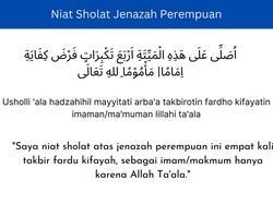 Niat Sholat Jenazah Perempuan Lengkap dengan Tata Caranya