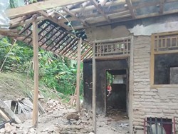 Rumah Warga di Ciamis Rusak Berat gegara Pergerakan Tanah