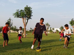 Kota Doha semakin mempersiapkan diri sebagai tuan rumah ajang internasional ini. (Karim Jaafar/AFP/Getty Images)  