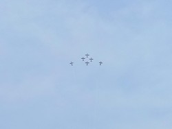 Tour Indo Defence 2022, Menhan Saksikan Manuver Jupiter-Rafale