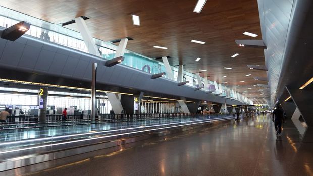 Soccer Football - FIFA World Cup Qatar 2022 Preview - Doha, Qatar - November 2, 2022General view inside Hamad International Airport ahead of the World Cup REUTERS/Imad Creidi