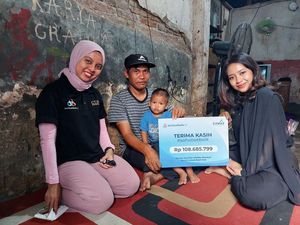 berbuatbaik.id Takziah dan Rampungkan Donasi untuk Dian Mariska