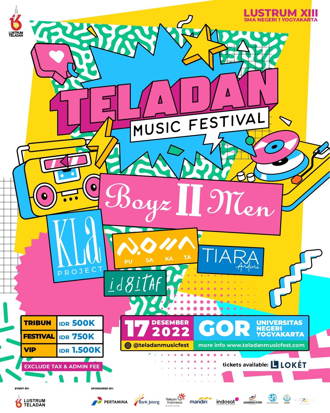 Boyz II Men akan konser di Yogyakarta.