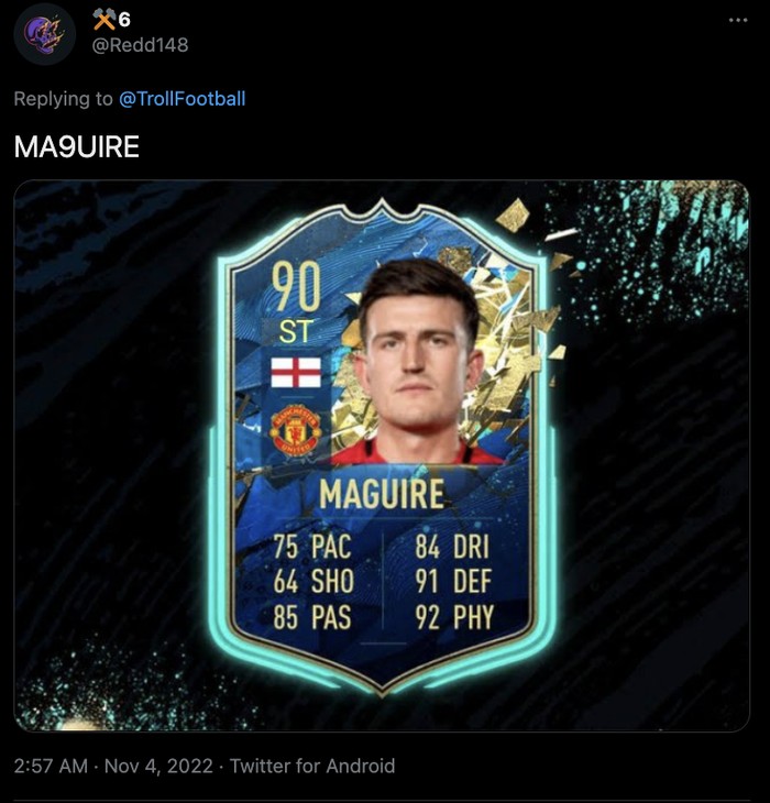Harry Maguire Striker