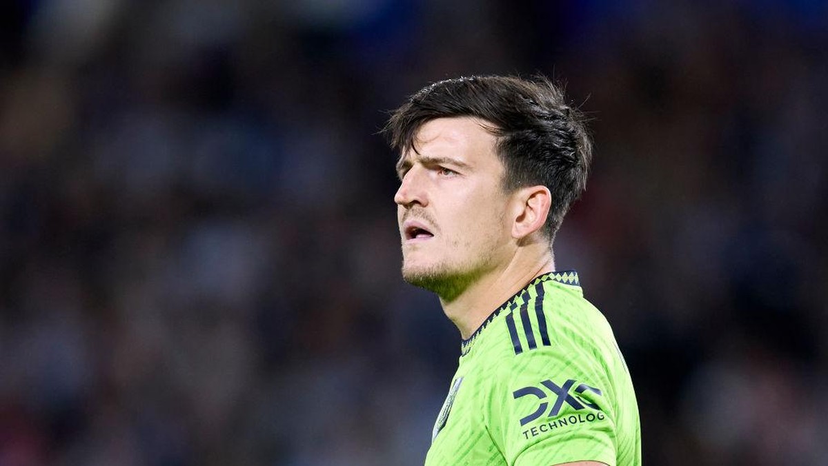 Harry Maguire jadi striker MU lawan Sociedad. Foto: Getty Images/Quality Sport Images