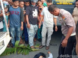 2 Kali Ditabrak Motor, IRT di Pekanbaru Tewas!