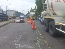 BBPJN VIII Jatim Teliti Penyebab Jembatan Plaosan Lamongan-Babat Ambles