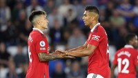 Tiga bulan berturut-turut, player of the month Manchester United pilihan fans diraih para pemain baru. Itu artinya, pilihan manajer Erik ten Hag sudah terbukti ampuh, nih? (Getty Images)