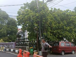 Pengumuman! Jalan di Depan RSUP Prof Ngoerah Denpasar Ditutup