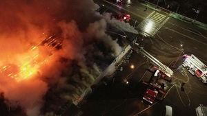 Kafe di Kostroma Rusia Terbakar, Begini Kondisinya