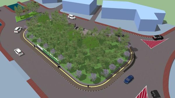 Penampakan Desain Simpang Lima Kedua Semarang