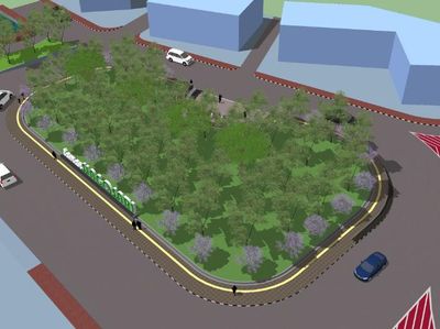 Penampakan Desain Simpang Lima Kedua Semarang