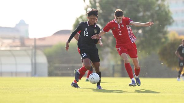 Momen Timnas Indonesia U-20 Ditahan Imbang Moldova