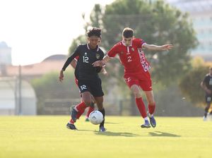 Momen Timnas Indonesia U-20 Ditahan Imbang Moldova