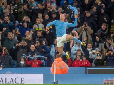 Foto: Erling Haaland si Robot Beraksi Lagi, Man City Menang Lagi