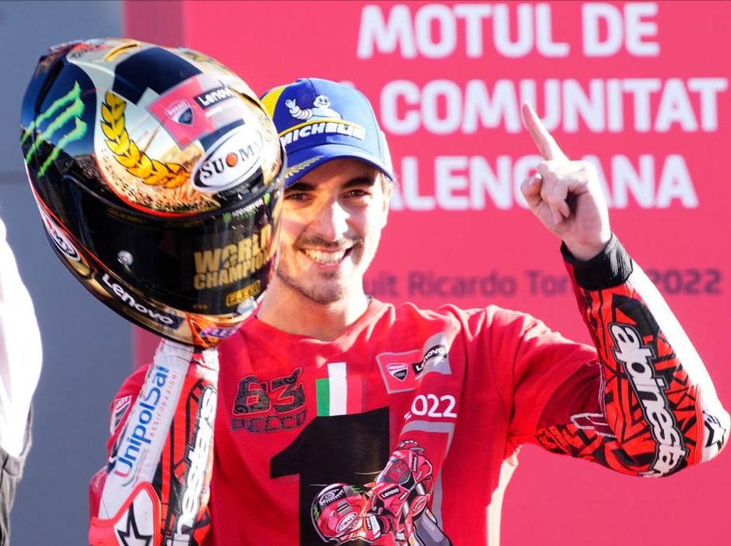 Bagnaia Juara Dunia, Ducati Borong Gelar di MotoGP 2022 Bagnaia Juara Dunia, Ducati Borong Gelar di MotoGP 2022