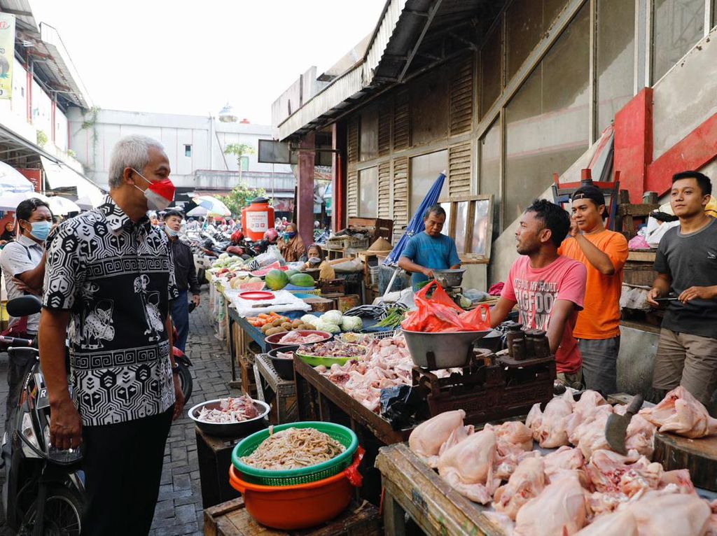 Sejak 2013, Ganjar Sudah Revitalisasi 79 Pasar Tradisional di Jateng