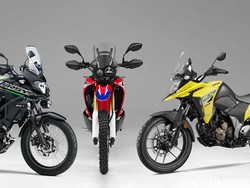 Komparasi Suzuki V-Strom 250, Kawasaki Versys-X 250, dan Honda CRF 250 Rally