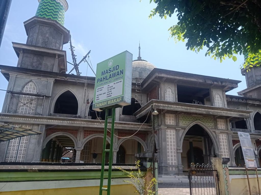 Masjid Pahlawan Jembrana, Dulunya Tempat Pasukan I Gusti Ngurah Rai