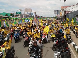 Airlangga Hadiri KIB di Makassar, IAS Kerahkan Massa untuk Menjemput
