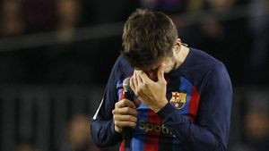 Tangisan Gerard Pique Saat Berpisah dari Barcelona