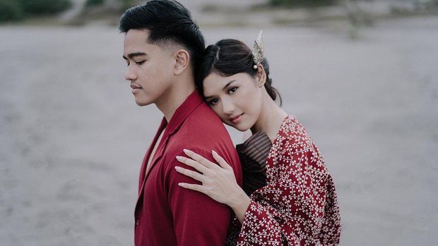 Potret Prewedding Kaesang dan Erina Berlatar Alam
