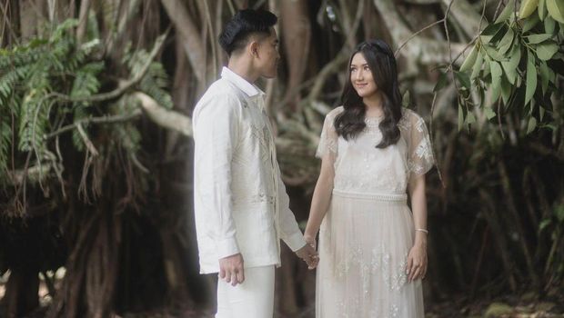 Potret Prewedding Kaesang dan Erina Berlatar Alam