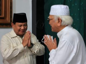 Prabowo Temui Gus Mus di Rembang