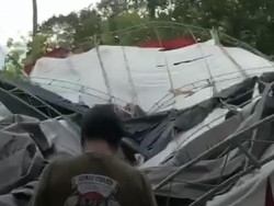 Pesta Nikah Sidrap Diterjang Puting Beliung, Mempelai Respsi di Tenda Darurat