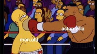 MU rontok di markas Aston Villa. Foto: dok. Twitter