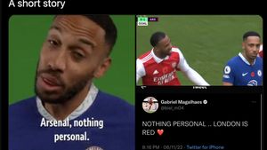Aubameyang Jadi Bulan-bulanan Diledek Meme Usai Arsenal Libas Chelsea