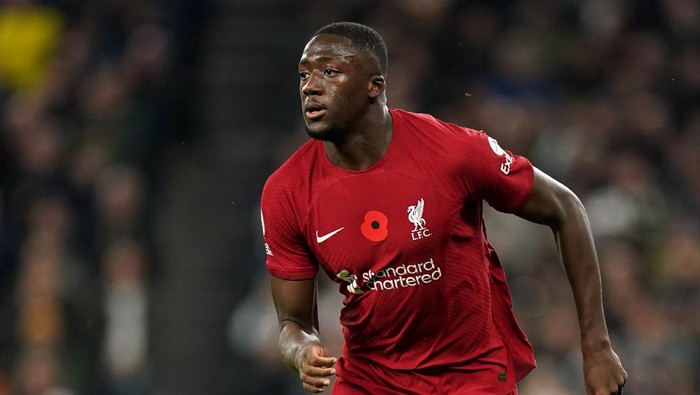 Liverpools Ibrahima Konate during the Premier League match at the Tottenham Hotspur Stadium, London. Picture date: Sunday November 6, 2022. (Photo by Adam Davy/PA Images via Getty Images)