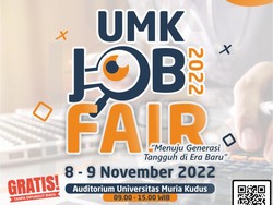 Job Fair UMK Kudus Hadirkan 28 Perusahaan Ternama, Ini Cara Daftarnya