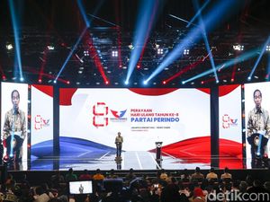 Jokowi Hadiri Peringatan HUT Partai Perindo