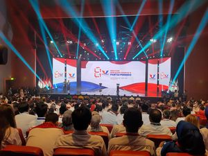 Jokowi hingga Prabowo Hadiri HUT Partai Perindo Ke-8