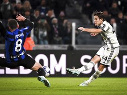 Juventus menggandakan keunggulan di menit ke-85. Sepakan Nicolo Fagioli dari sisi kanan kotak penalti tak kuasa dibendung Andre Onana. 