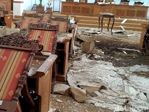 Puting Beliung di Pekalongan Rusak Gedung DPRD, Begini Kondisinya