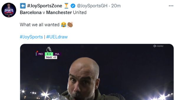 Meme Fans Bola Bahagia Barcelona Vs MU di Liga Malam Jumat