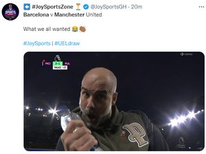 Meme Fans Bola Bahagia Barcelona Vs MU di Liga Malam Jumat