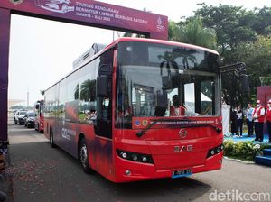 Sambut KTT G20, Motor hingga Bus Listrik Touring Jakarta-Bali