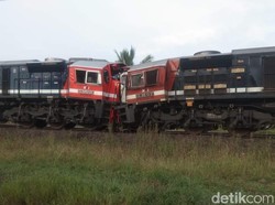 40 Stasiun di Lampung Lumpuh Akibat Tabrakan Kereta Api di Stasiun Rengas